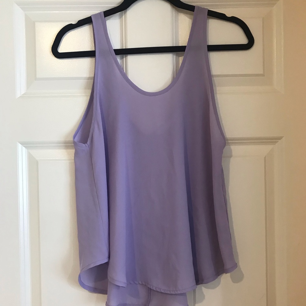 Lilac chiffon cami